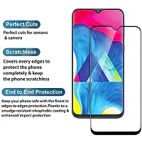 Aliean Tempered Glass for SAMSUNG A10 / SAMSUNG M10 / SAMSUNG M20 Screen Protector Edge to Edge Coverage with HD Clearances Premium Tempered Glass (Pack of 1)-thumb1