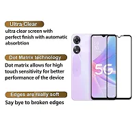 Aliean Tempered Glass for Oppo A78 Screen Protector Edge to Edge Coverage with HD Clearances Premium Tempered Glass, Full Adhesive Glass OPPO A78 5G (Pack of 2)-thumb1