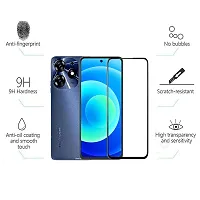 Aliean Tempered Glass For Tecno Spark 10 Pro Screen Protector Edge to Edge Coverages with HD Clearance Premium Tempered Glass, Full Adhesives Glass TECNO SPARK 10 PRO (Pack of 1)-thumb1