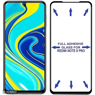 Aliean Tempered Glass for REDMI NOTE 9 PRO/NOTE 9 PRO MAX Screen Protector Edge to Edge Coverage with HD Clearance Premium Tempered glass (Pack of 1)-thumb2