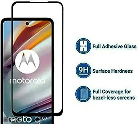 ALIEAN Tempered Glass for MOTOROLA MOTO G60 Screen Protector Edge to Edge Coverage with HD Clearance Premium Tempered Glass, Full Adhesive Glas (Pack of 1)-thumb3