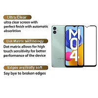 Aliean Tempered Glass for Samsung M04 Screen Protector Edge to Edge Coverage with HD Clearance Premium Tempered Glass, Full Adhesives Glass SAMSUNG M04 (Pack of 1)-thumb3