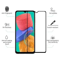 Aliean Tempered Glass for SAMSUNG M33 5G Screen Protector Edge to Edge Coverages with HD Clearance Premium Tempered Glass, Full Adhesive Glass Samsung M33 (Pack of 1)-thumb1