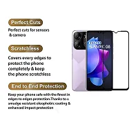 Aliean Tempered Glass for Tecno Spark GO 2023 Screen Protector Edge to Edge Coverages with HD Clearance Premium Tempered Glass, Full Adhesives Glass TECNO SPARK GO 2023 (Pack of 2)-thumb4