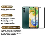 Aliean Tempered Glass for Sansung Galaxy A04S Screen Protector Edge to Edge Coverages with HD Clearance Premium Tempered Glass, Full Adhesives Glass SAMSUNG GALAXY A04S (Pack of 2)-thumb4