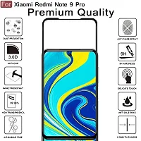 Aliean Tempered Glass for REDMI NOTE 9 PRO/NOTE 9 PRO MAX Screen Protector Edge to Edge Coverage with HD Clearance Premium tempered glass (Pack of 2)-thumb2