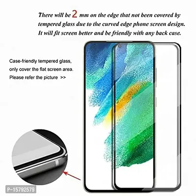 ALIEAN Tempered Glass for TECNO POVA 5G Screen Protector Edge to Edge Coverage with HD Clearance Premium Tempered Glass, Full Adhesive Glass TECNO POVA 5G (Pack of 1)-thumb2