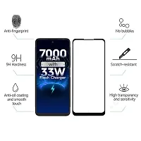 Aliean Tempered Glass for Tecno Pova 3 Screen Protector Edge to Edge Coverage with HD Clearance Premium Tempered Glass, Full Adhesive Glass TECNO POVA 3 (Pack of 2)-thumb3