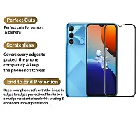Aliean Tempered Glass for Tecno Spark 9 Screen Protector Edge to Edge Coverage with HD Clearance Premium Tempered Glass, Full Adhesive Glass TECNO SPARK 9 (Pack of 1)-thumb2