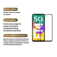 Aliean Tempered Glass For Samsung Galaxy F14 5G Screen Protector Edge to Edge Coverage with HD Clearances Premium Tempered Glass, Full Adhesives Glass SAMSUNG GALAXY F14 5G (Pack of 2)-thumb1