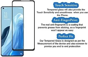 ALIEAN Tempered Glass for Oppo Reno 7 5G Screen Protector Edge to Edge Coverages with HD Clearance Premium Tempered Glass, Full Adhesives Glass Oppo Reno 7 5G (Pack of 1)-thumb4