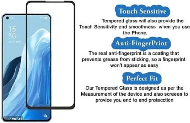 ALIEAN Tempered Glass for Oppo Reno 7 5G Screen Protector Edge to Edge Coverages with HD Clearance Premium Tempered Glass, Full Adhesives Glass Oppo Reno 7 5G (Pack of 1)-thumb5