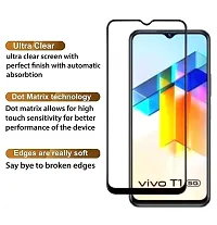 ALIEAN Tempered Glass for Vivo T1 Pro 5G Screen Protectors Edge to Edge Coverage with HD Clearance Premium Tempered Glass, Full Adhesives Glass Vivo T1 Pro (Pack of 2)-thumb1