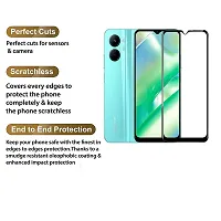 Aliean Tempered Glass for Realme C33 Screen Protector Edge to Edge Coverages with HD Clearance Premium Tempered Glass, Full Adhesive Glass REALME C33 (Pack of 1)-thumb2