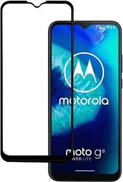 Aliean Tempered Glass For Motorola Moto G8 Power Lite / Moto G9 Screen Protector Edge to Edge Coverage with HD Clearance Premium Tempered Glass Impact Absorb, Full Adhesive Glass MOTOROLA MOTO G8 POWER LITE / G9 (Pack 1)