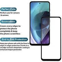 ALIEAN Tempered Glass for Motorola Moto G71 5G Screen Protector Edge to Edge Coverage with HD Clearance Premium Tempered Glass, Full Adhesive Glass Motorola Moto G71 5G (Pack of 2)-thumb2