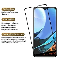 Aliean Tempered Glass For Redmi 9 / Redmi 9A Screen Protector Edge to Edge Coverage with HD Clearance Premium Tempered Glass, Full Adhesive Glass REDMI 9 / REDMI 9A (Pack 1)-thumb2