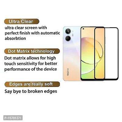 Aliean Tempered Glass for Realme 10 Screen Protector Edge to Edge Coverages with HD Clearance Premium Tempered Glass, Full Adhesives Glass REALME 10 (Pack of 1)-thumb4