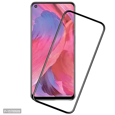 Aliean Tempered Glass For Oppo A74 5g Screen Protector Edge to Edge Coverage with HD Clearance Premium Tempered Glass Impact Absorb, Full Adhesive Glass OPPO A74 5G (Pack 1)-thumb2