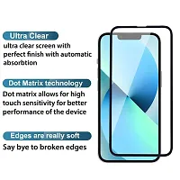 Aliean Tempered Glass for IPHONE 13 MINI Screen Protector Edge to Edge Coverage with HD Clearance Premium Tempered Glass Impact Absorb, Full Adhesive Glass (Pack of 1)-thumb3