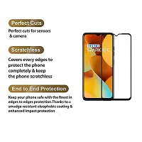 Aliean Tempered Glass For Tecno Spark 10C Screen Protector Edge to Edge Coverages with HD Clearance Premium Tempered Glass, Full Adhesives Glass TECNO SPARK 10C (Pack of 1)-thumb3