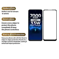 Aliean Tempered Glass for Tecno Pova 3 Screen Protector Edge to Edge Coverage with HD Clearance Premium Tempered Glass, Full Adhesive Glass TECNO POVA 3 (Pack of 2)-thumb4