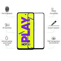 Aliean Tempered Glass for Infinix Hot 20 Play Screen Protectors Edge to Edge Coverage with HD Clearance Premium Tempered Glass, Full Adhesives Glass INFINIX HOT 20 PLAY (Pack of 1)-thumb3