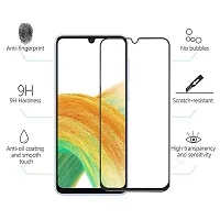 Aliean Tempered Glass for SAMSUNG GALAXY A33 5G Screen Protector Edge to Edge Coverage with HD Clearance Premium Tempered Glass, Full Adhesive Glass Samsung A33 5G (Pack of 1)-thumb3