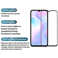 Aliean Tempered Glass For Redmi 9 / Redmi 9A Screen Protector Edge to Edge Coverage with HD Clearance Premium Tempered Glass, Full Adhesive Glass REDMI 9 / REDMI 9A (Pack 1)-thumb3