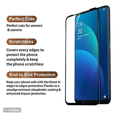 Aliean Tempered Glass for OPPO F11 PRO Screen Protector Edge to Edge Coverage with HD Clearance Premium Tempered Glass Impact Absorb, Full Adhesive Glass (Pack of 1)-thumb3