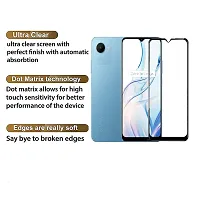 Aliean Tempered Glass for Realme C30S Screen Protector Edge to Edge Coverages with HD Clearances Premium Tempered Glass, Full Adhesives Glass REALME C30S (Pack of 1)-thumb3