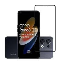 Aliean Tempered Glass for OPPO RENO 8 5G Screen Protector Edge to Edge Coverage with HD Clearance Premium Tempered Glass, Full Adhesive Glass OPPO RENO 8 5G (Pack of 2)-thumb4
