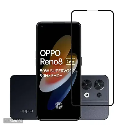 Aliean Tempered Glass for OPPO RENO 8 5G Screen Protector Edge to Edge Coverage with HD Clearance Premium Tempered Glass, Full Adhesive Glass OPPO RENO 8 5G (Pack of 2)-thumb5