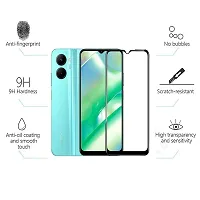 Aliean Tempered Glass for Realme C33 Screen Protector Edge to Edge Coverages with HD Clearance Premium Tempered Glass, Full Adhesive Glass REALME C33 (Pack of 1)-thumb1