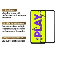 Aliean Tempered Glass for Infinix Hot 20 Play Screen Protectors Edge to Edge Coverage with HD Clearance Premium Tempered Glass, Full Adhesives Glass INFINIX HOT 20 PLAY (Pack of 1)-thumb1