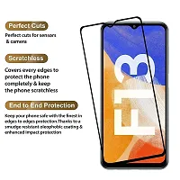 Aliean Tempered Glass for Samsung Galaxy F13 Screen Protector Edge to Edge Coverages with HD Clearance Premium Tempered Glass, Full Adhesives Glass Samsung Galaxy F13 (Pack of 2)-thumb4