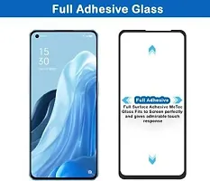 ALIEAN Tempered Glass for Oppo Reno 7 5G Screen Protector Edge to Edge Coverages with HD Clearance Premium Tempered Glass, Full Adhesives Glass Oppo Reno 7 5G (Pack of 1)-thumb2