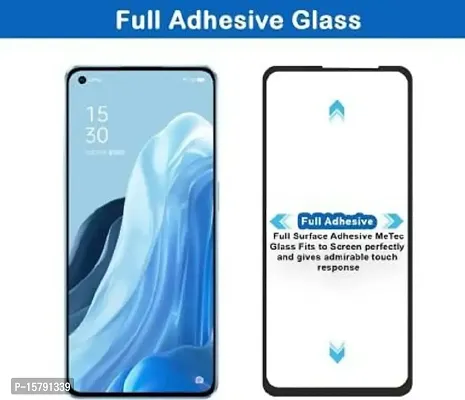 ALIEAN Tempered Glass for Oppo Reno 7 5G Screen Protector Edge to Edge Coverages with HD Clearance Premium Tempered Glass, Full Adhesives Glass Oppo Reno 7 5G (Pack of 1)-thumb3