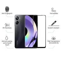 Aliean Tempered Glass for Realme 10 Pro Screen Protector Edge to Edge Coverage with HD Clearance Premiums Tempered Glass, Full Adhesives Glass REALME 10 PRO (Pack of 2)-thumb1