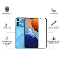 Aliean Tempered Glass for Tecno Spark 9 Screen Protector Edge to Edge Coverage with HD Clearance Premium Tempered Glass, Full Adhesive Glass TECNO SPARK 9 (Pack of 1)-thumb1