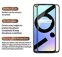 Aliean Tempered Glass For Realme 6i Screen Protector Edge to Edge Coverage with HD Clearance Premium Tempered Glass Impact Absorb, Full Adhesive Glass REALME 6I (Pack of 1)-thumb2