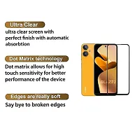 Aliean Tempered Glass For Lava Blaze 2 Screen Protector Edge to Edge Coverage with HD Clearances Premium Tempered Glass, Full Adhesives Glass LAVA BLAZE 2 (Pack of 1)-thumb2