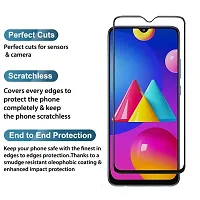Aliean Tempered Glass for SAMSUNG M02 / SAMSUNG M02S / SAMSUNG F02S Screen Protector Edge to Edge Coverage Premium Tempered Glass (Pack of 2)-thumb1