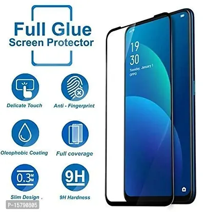 Aliean Tempered Glass for OPPO F11 PRO Screen Protector Edge to Edge Coverage with HD Clearance Premium Tempered Glass Impact Absorb, Full Adhesive Glass (Pack of 1)-thumb5