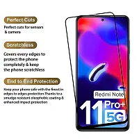 ALIEAN Tempered Glass for Redmi Note 11 Pro Plus 5G Screen Protector Edge to Edge Coverage with HD Clearance Premium Tempered Glass, Full Adhesive Glass Redmi Note 11 Pro Plus 5G (Pack of 2)-thumb1