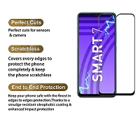 Aliean Tempered Glass for Infinix Smart 7 Screen Protector Edge to Edge Coverage with HD Clearance Premium Tempered Glass, Full Adhesives Glass INFINIX SMART 7 (Pack of 1)-thumb3