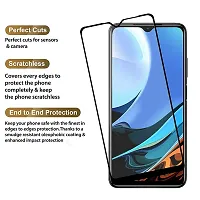 Aliean Tempered Glass For Poco M3 Screen Protector Edge to Edge Coverage with HD Clearance Premium Tempered Glass Impact Absorb, Full Adhesive Glass POCO M3 (Pack 1)-thumb3