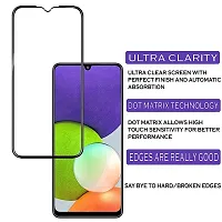 Aliean Tempered Glass for SAMSUNG A22 Screen Protector Edge to Edge Coverage with HD Clearance Premium Tempered Glass, Full Adhesive Glass, with Installation Kits (Pack of 2)-thumb4