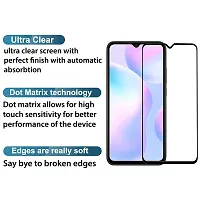 Aliean Tempered Glass For Redmi 9 / Redmi 9A Screen Protector Edge to Edge Coverage with HD Clearance Premium Tempered Glass, Full Adhesive Glass REDMI 9 / REDMI 9A (Pack 1)-thumb1