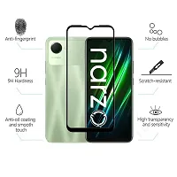 Aliean Tempered Glass for Realme Narzo 50I Prime Screen Protector Edge to Edge Coverages with HD Clearance Premium Tempered Glass, Full Adhesive Glass REALME NARZO 50I PRIME (Pack of 1)-thumb3
